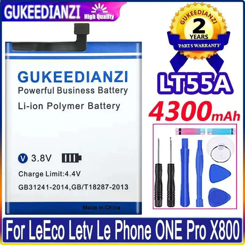 

Прочный аккумулятор LT55A для мобильного телефона Leeco Letv LE One Pro X800 4300 мАч