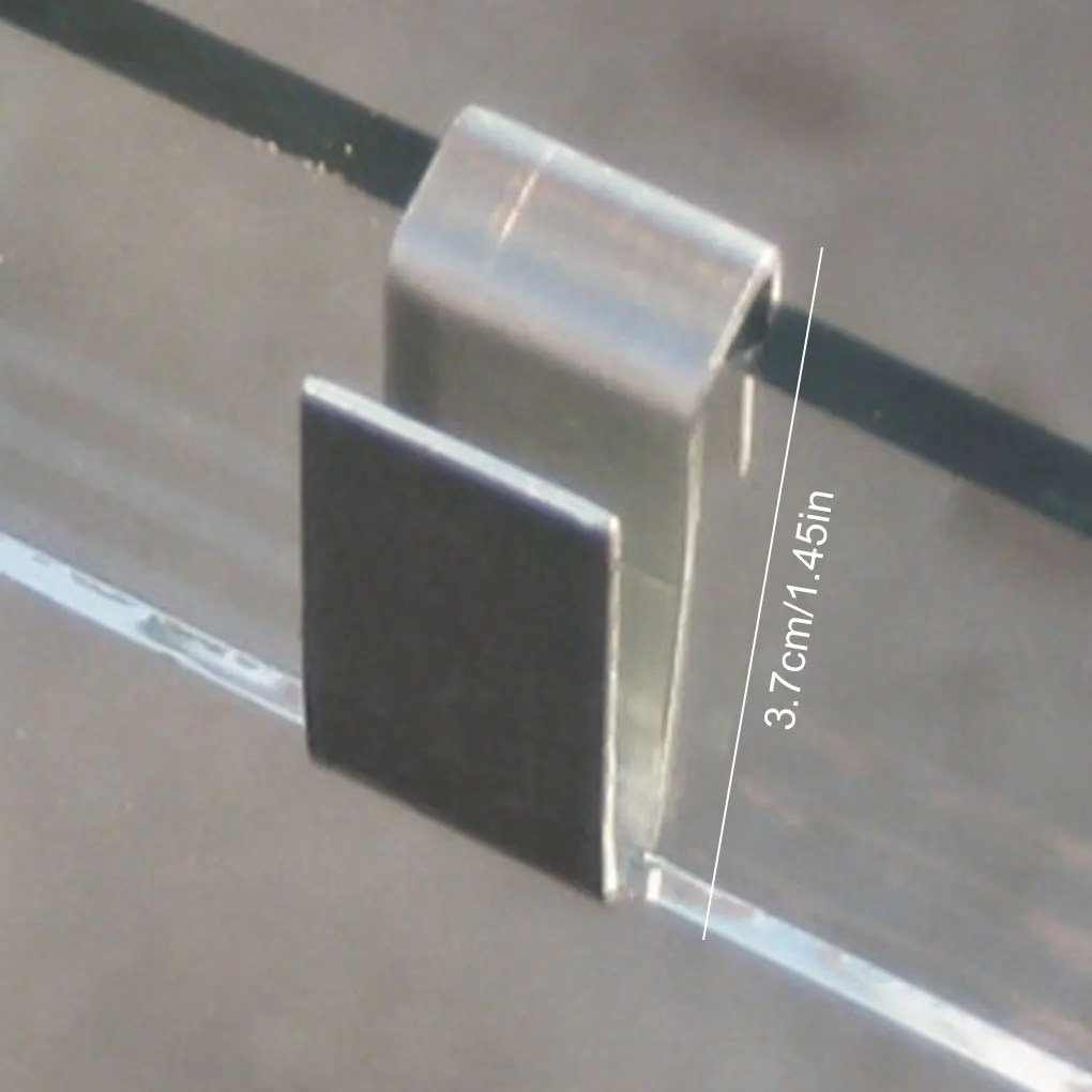 العالمي الألومنيوم الزجاج الزجاج كليب ، البستنة أبازيم ، قابل للتعديل ، ترقية هيكل ، المشابك الثابتة ، 50 قطعة