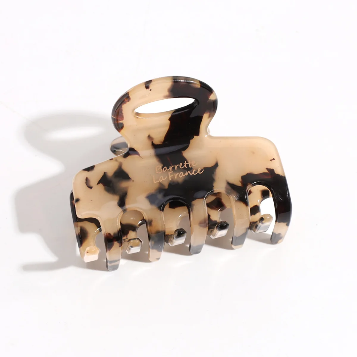 Vintage Acetate Hair Claw Medium Rectangle Dragon Shark Clip Stylish Non-Slip Women Hair Accessory