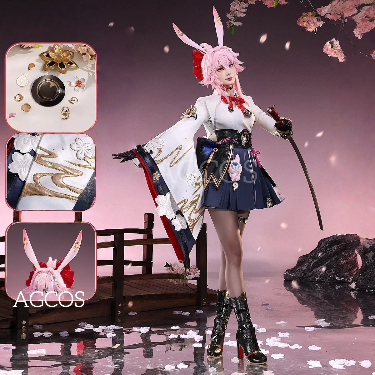 

Костюм для косплея AGCOS Honkai: Star Rail Эванесция, женское платье, одежда Эванесции из игры, костюмы для косплея