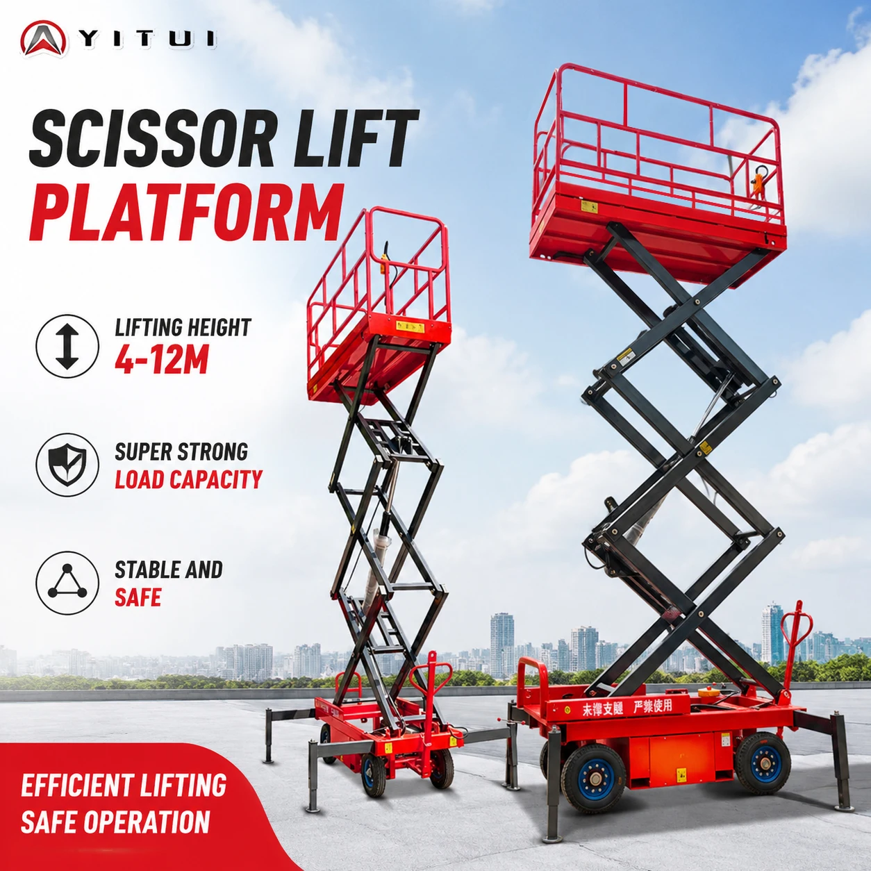 Scissor Lift Table Hydraulic - Piattaforma di Sollevamento a Forbice Elettroidraulica