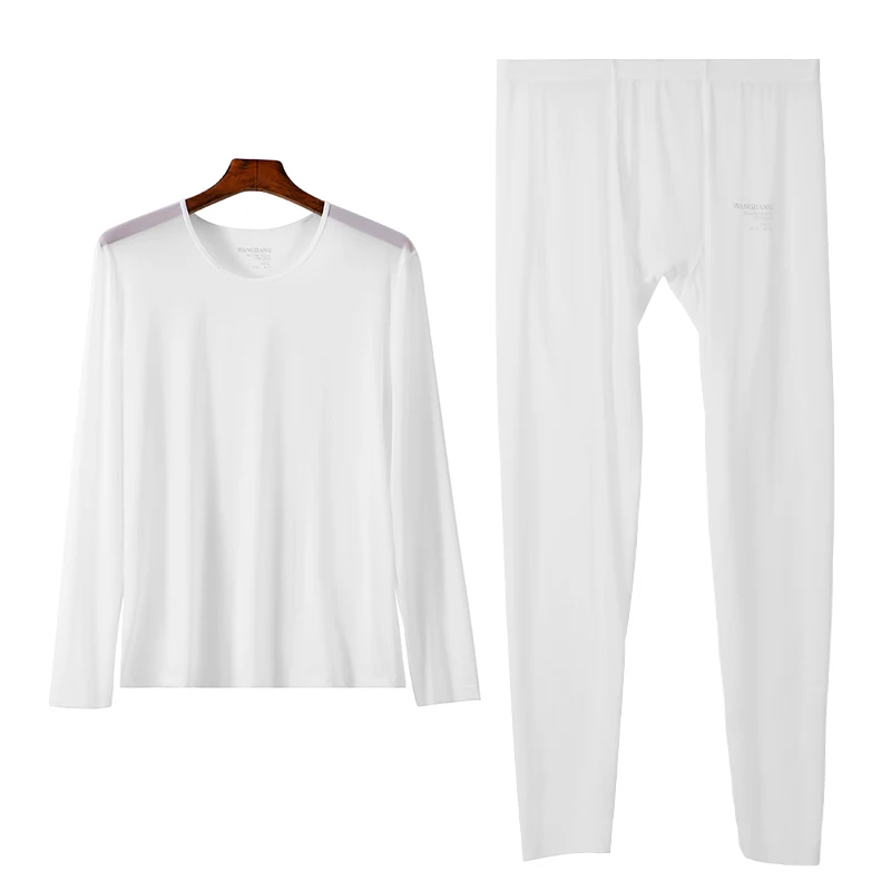 2023 Man Compression Clothes Pants Suit Ice Silk Long Johns For Men Sleeves Tee Top Bottom Sport Underwear First Layer Thermal
