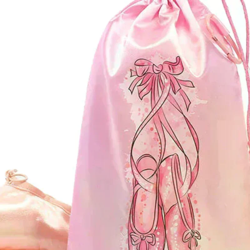 

Портативная сетчатая танцевальная сумка, дышащая сумка для хранения обуви, сумки-органайзеры для балета для девочек, сумки для обуви, сумка для танцевальной обуви на шнурке