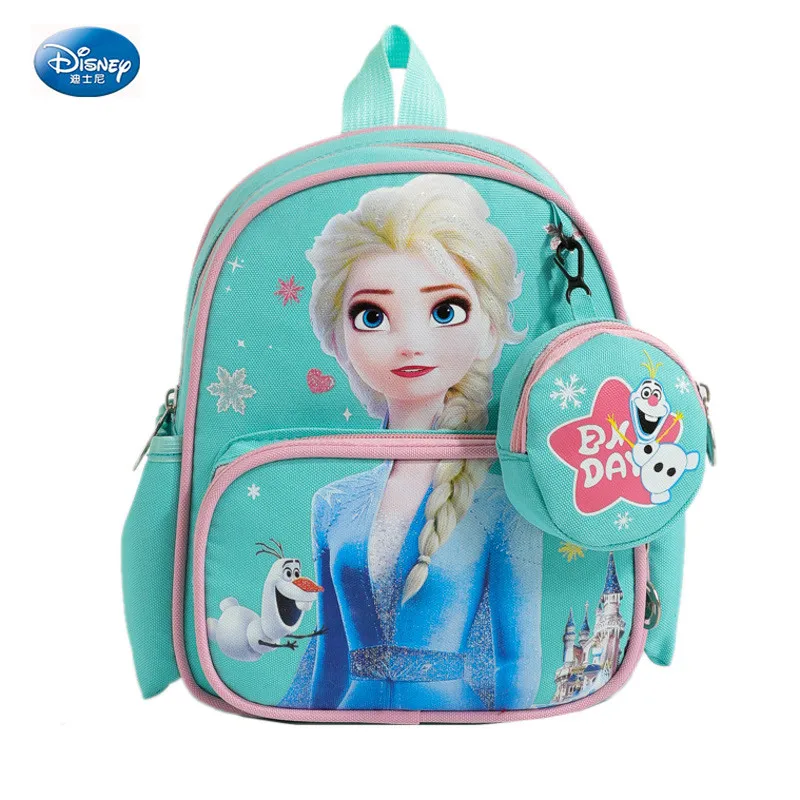 Disney Frozen Kindergarten Backpack For Girl Boy Spider Man Elsa Anna Student Shoulder Orthopedic School Bag Kids Gifts Mochilas