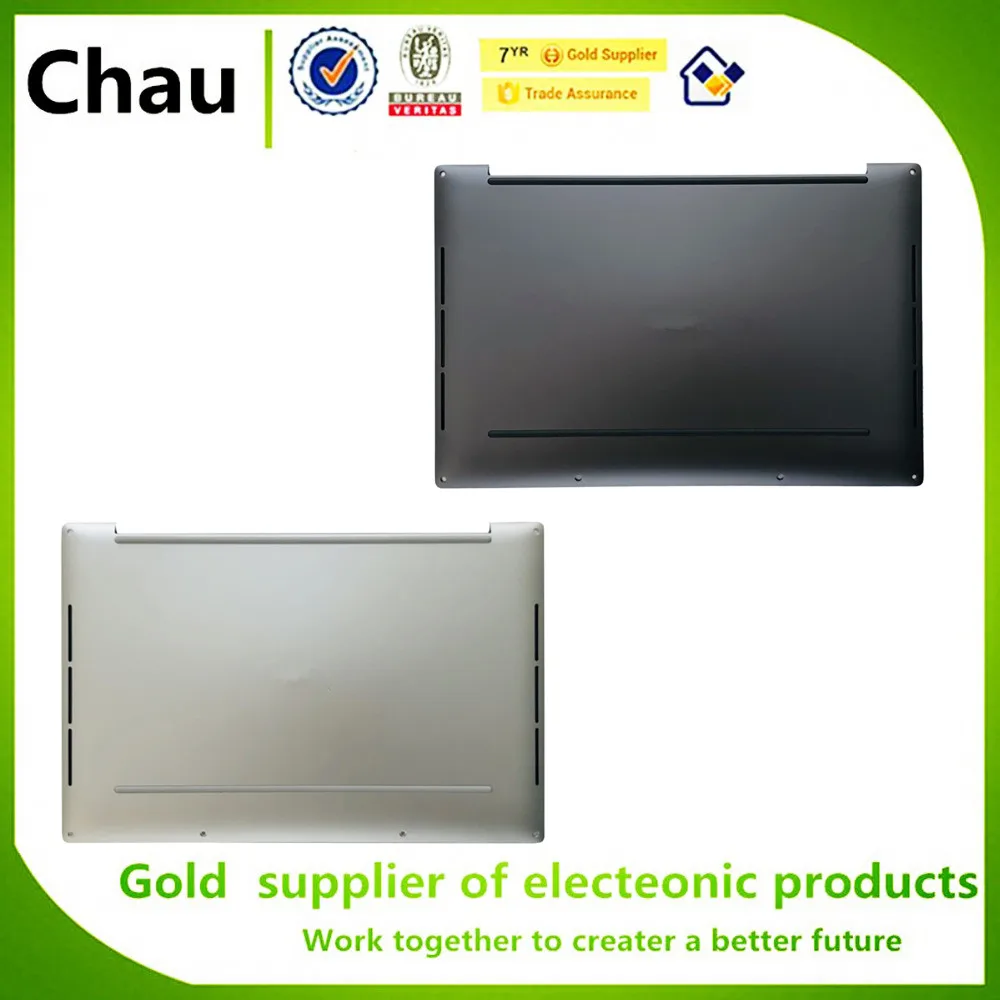 Chau  For Dell XPS 13 Plus 9320 Bottom Case Low Base Cover Silver 0FJT52 FJT52 AM30M000632 4JVX5 04JVX5 AM30M000622