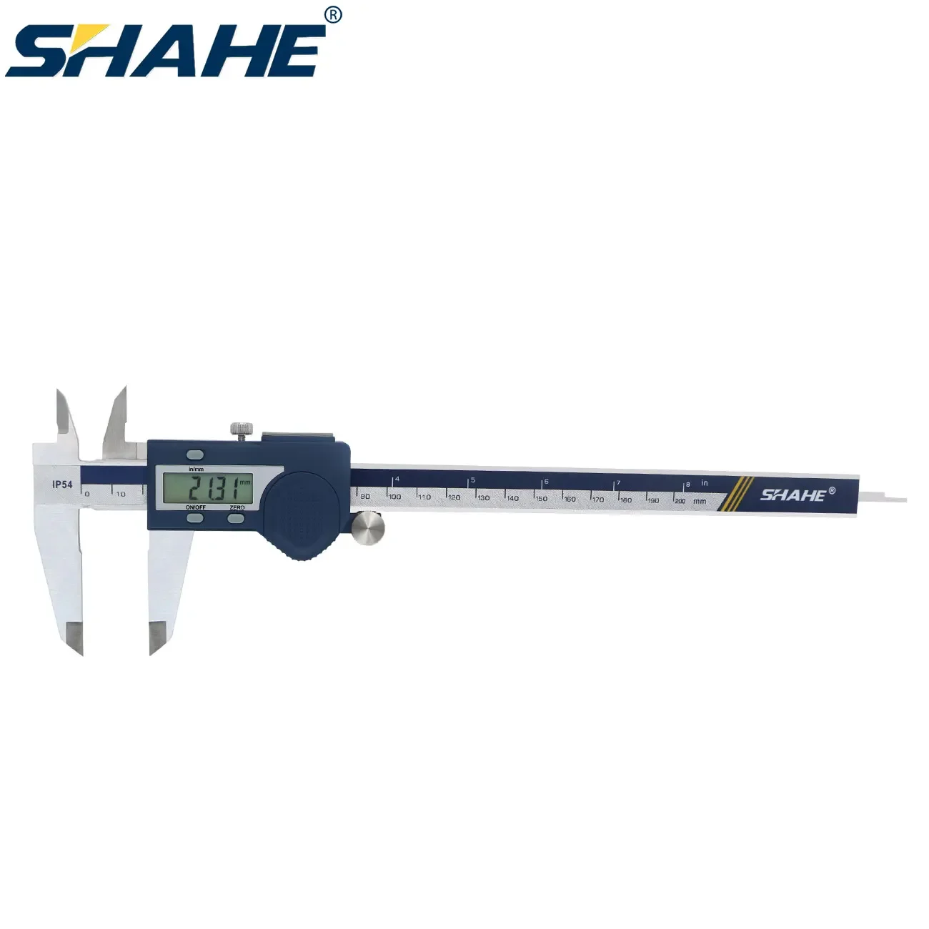 SHAHE 8 Inch Caliper Measuring Tool with Stainless Steel IP54 Protection Electronic Digital Caliper 200mm