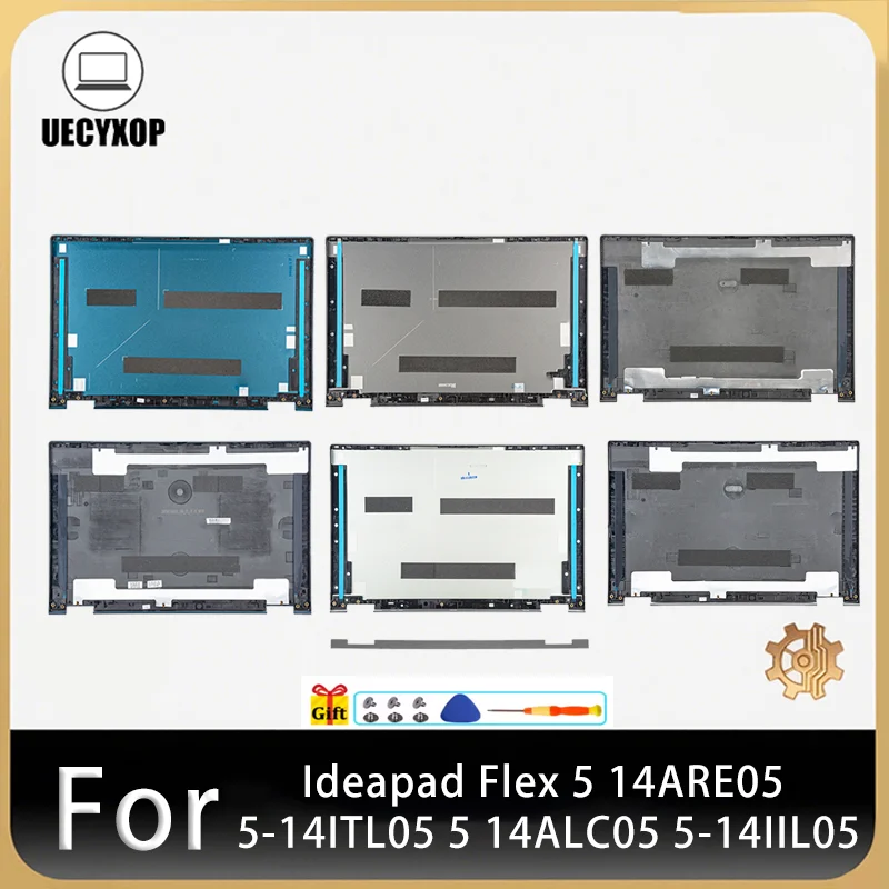

NEW Housing FOR Ideapad Flex 5 14ARE05 5-14ITL05 5 14ALC05 5-14IIL05 Rear Top Lid Parts Hinges Palmrest Replace metal/plastic