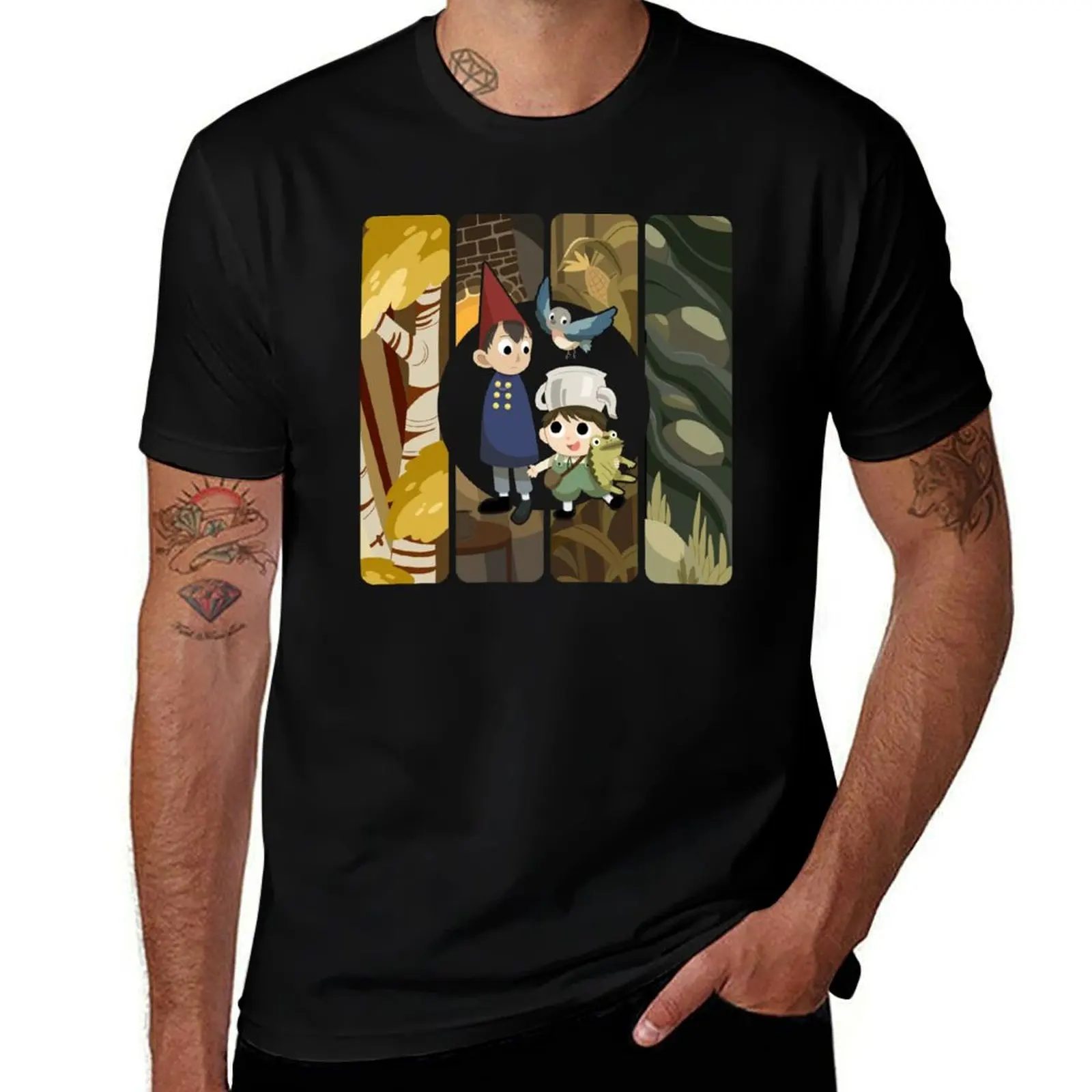 

Over the Garden Wall - Friends T-Shirt anime clothes plus size tops vintage t shirts Clothing luxury clothes men