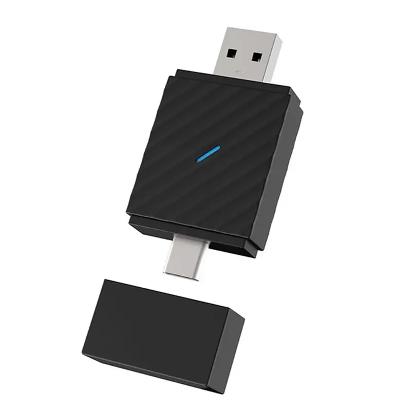 

ABKQ-Wireless Carplay Adapter Wired-To-Wireless Carplay Converter For Cars That Built-In Wired Car Play