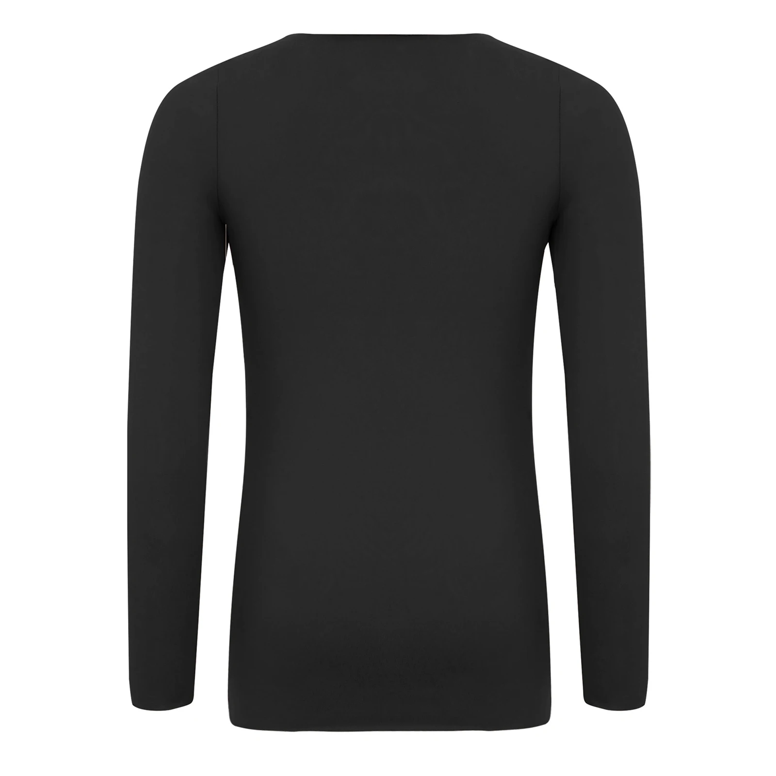 ملابس داخلية حرارية بدون خياطة للأطفال البنات بأكمام طويلة بلوفر علوي لممارسة رقص الباليه والجمباز ملابس تدريب