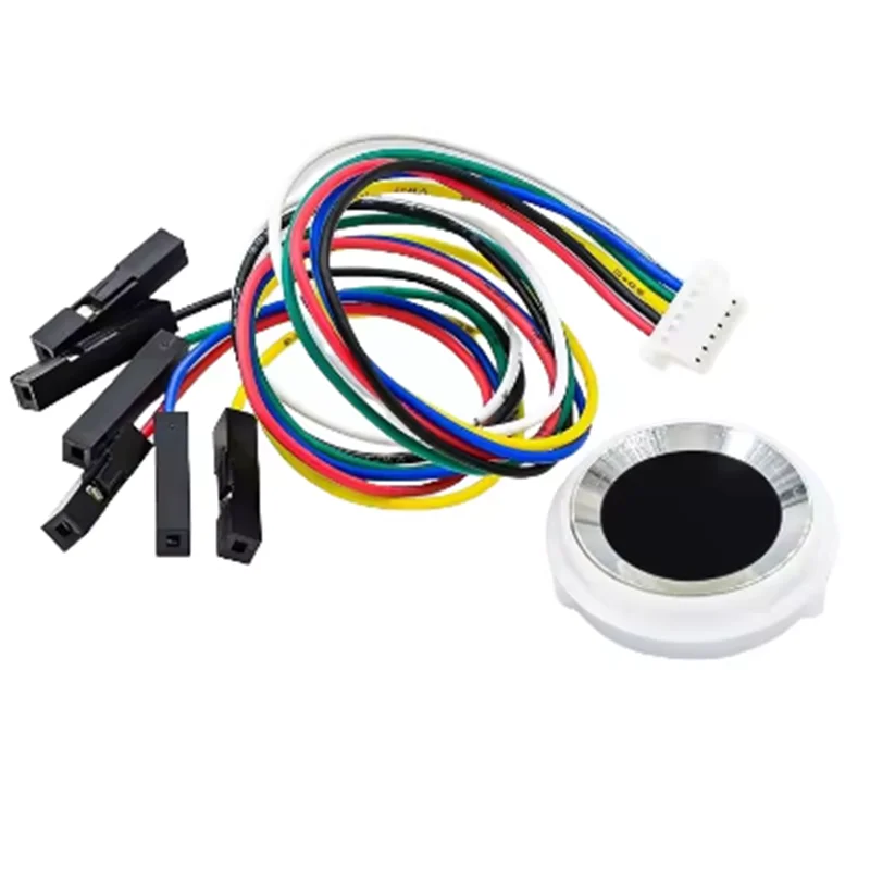 SFM-V1.7 Integrated Semiconductor Circular Capacitive Fingerprint Sensor Module UART Communication