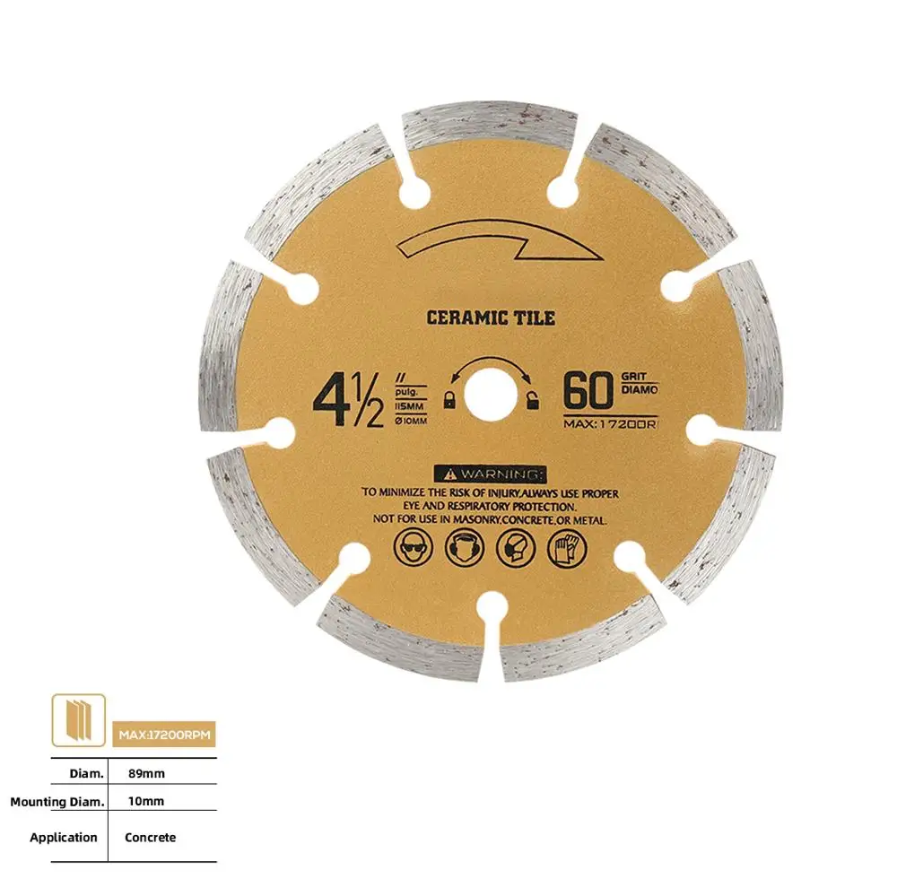 Saw Blade for Circular Saw 115mm/89mm *10mm for Woodworking Metal PVC Concrete Free Return Free Shipping