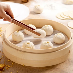 10PCSノンスティックスチーマーマットフードグレードシリコン再利用可能な調光度パッドラウンドベーキングマットキッチンの下のマット調理ツール 10ベストセールスシリコンスチーマーマット-9