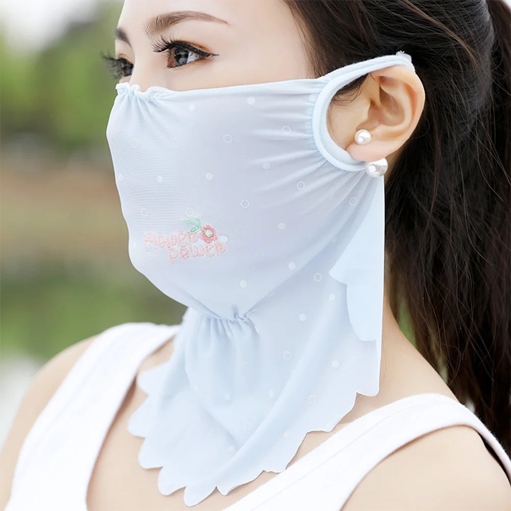 

3pcs Sunscreen Mask Riding Face Neck Protective Cover Dust Proof Scarf Summer Warm Comfort Soft Material Breathing Windproof
