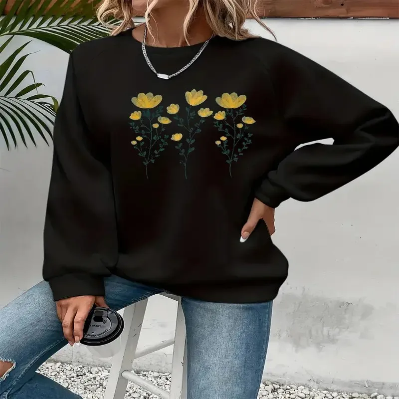 

Повседневная толстовка с принтом сердца, мягкий пуловер с круглым вырезом и принтом сердца, повседневная одежда с длинными рукавами на весну и осень