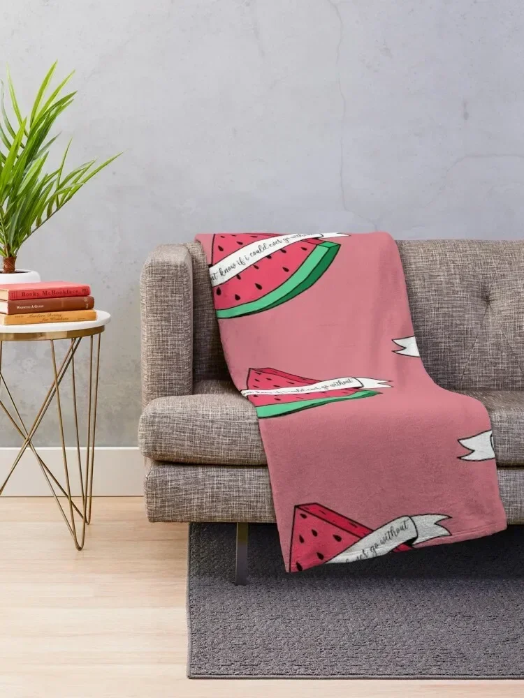 watermelon sugar Throw Blanket christmas decoration Cute Plaid Plaid on the sofa for winter Blankets