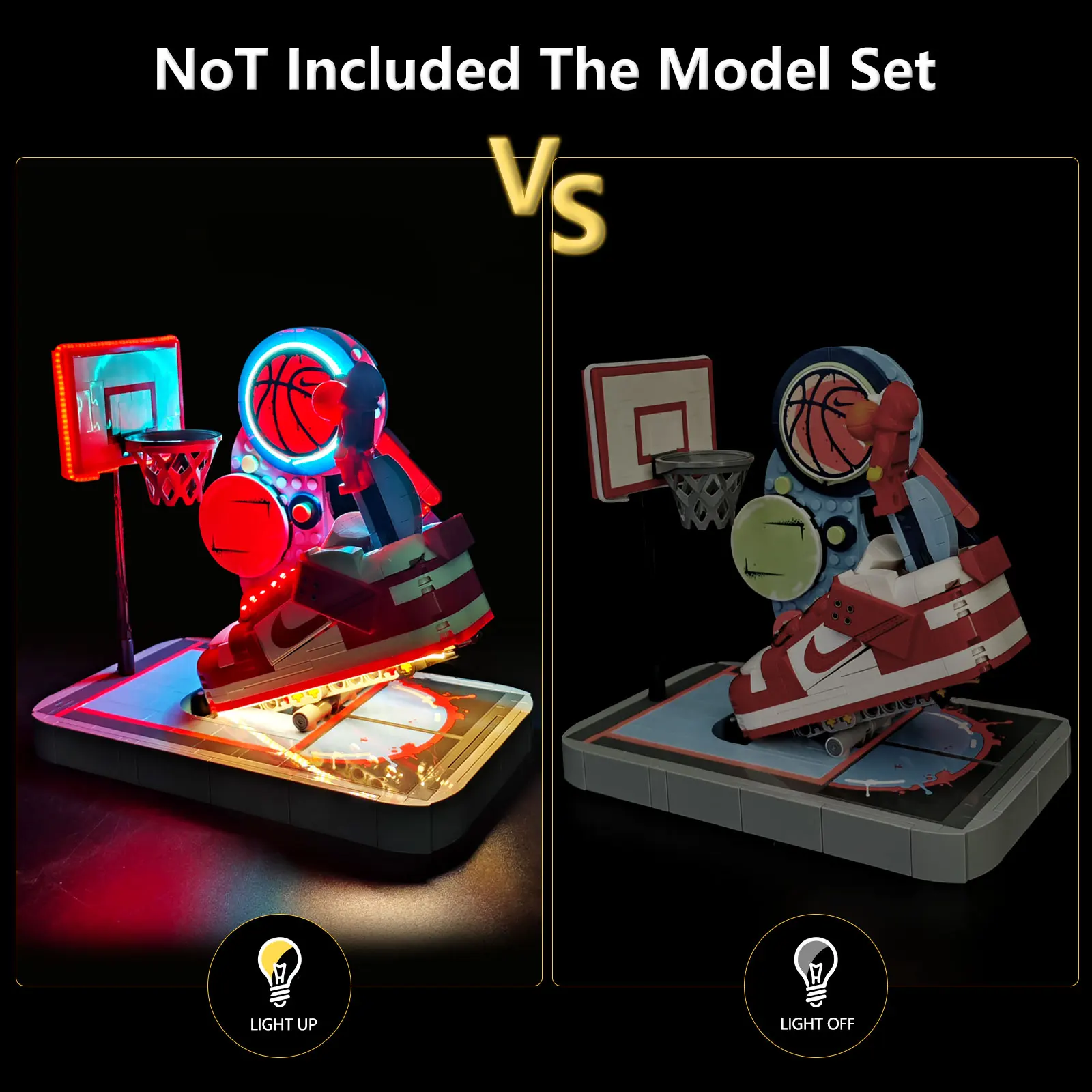 LYBMTWF LED-verlichtingsset Compatibel met Lego 43021 balschoenen Model (exclusief de modelstenen)