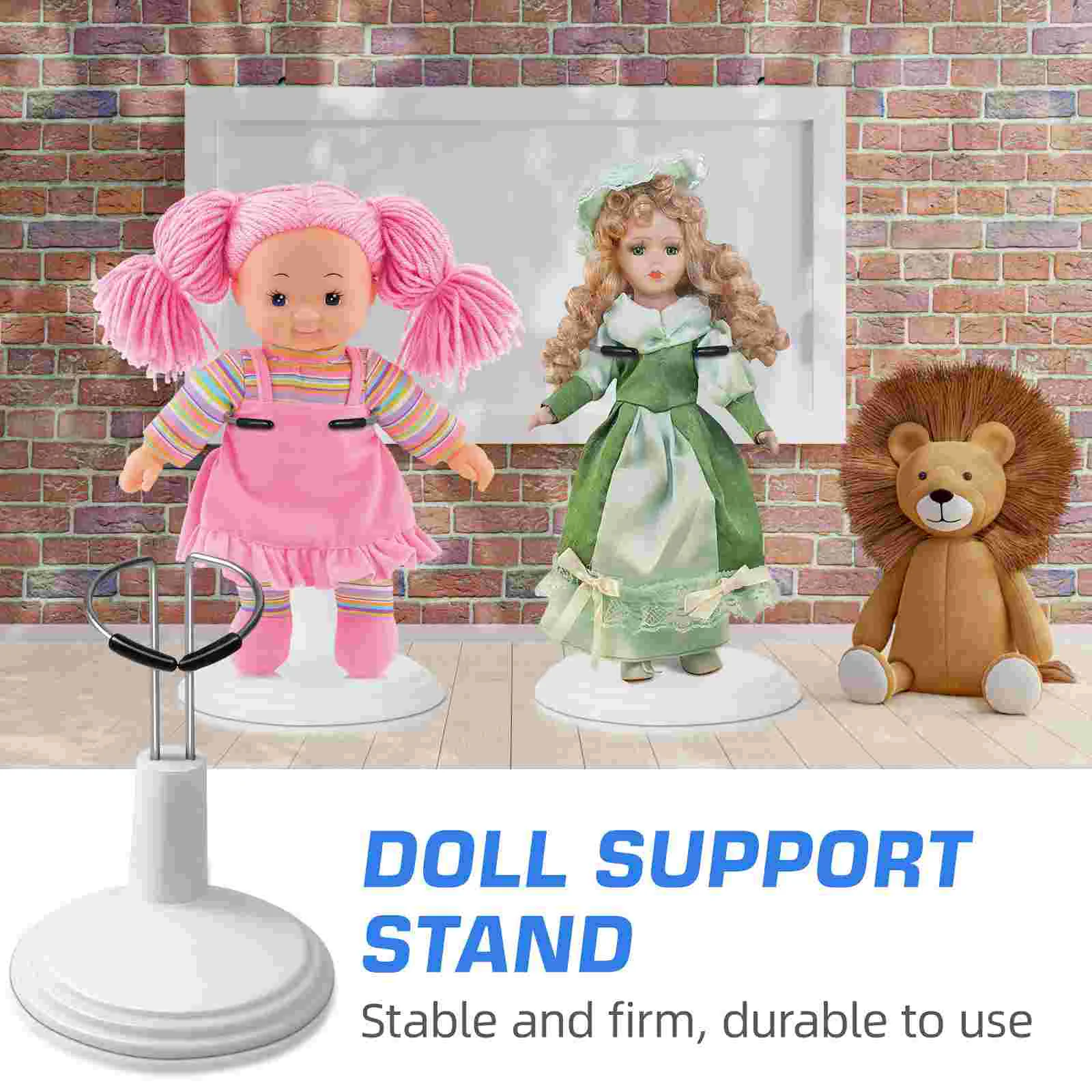 4 Pcs Display Case Baby Accessories Toy Girls Toys Reborn Holder Stands Portable Small Child