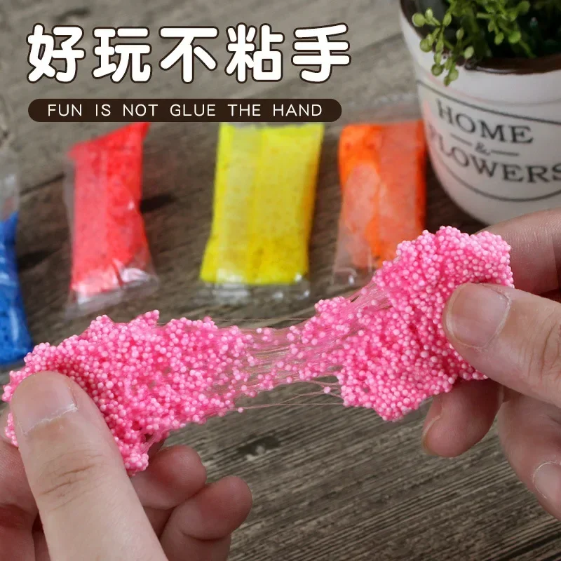 Kit d'art de boue de neige en argile perlée 3D pour enfants, ensemble de peinture sur planche de bois écologique, artisanat éducatif de bricolage