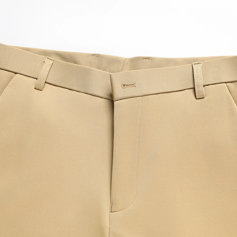 2026 Men's Spring Summer Autumn Pants Straight Stretch Casual No Trace No Ironing Fabric Silky Cool Feeling Trousers 29-42 208 Sc893a8e08b4848158a4331dea10727f2D