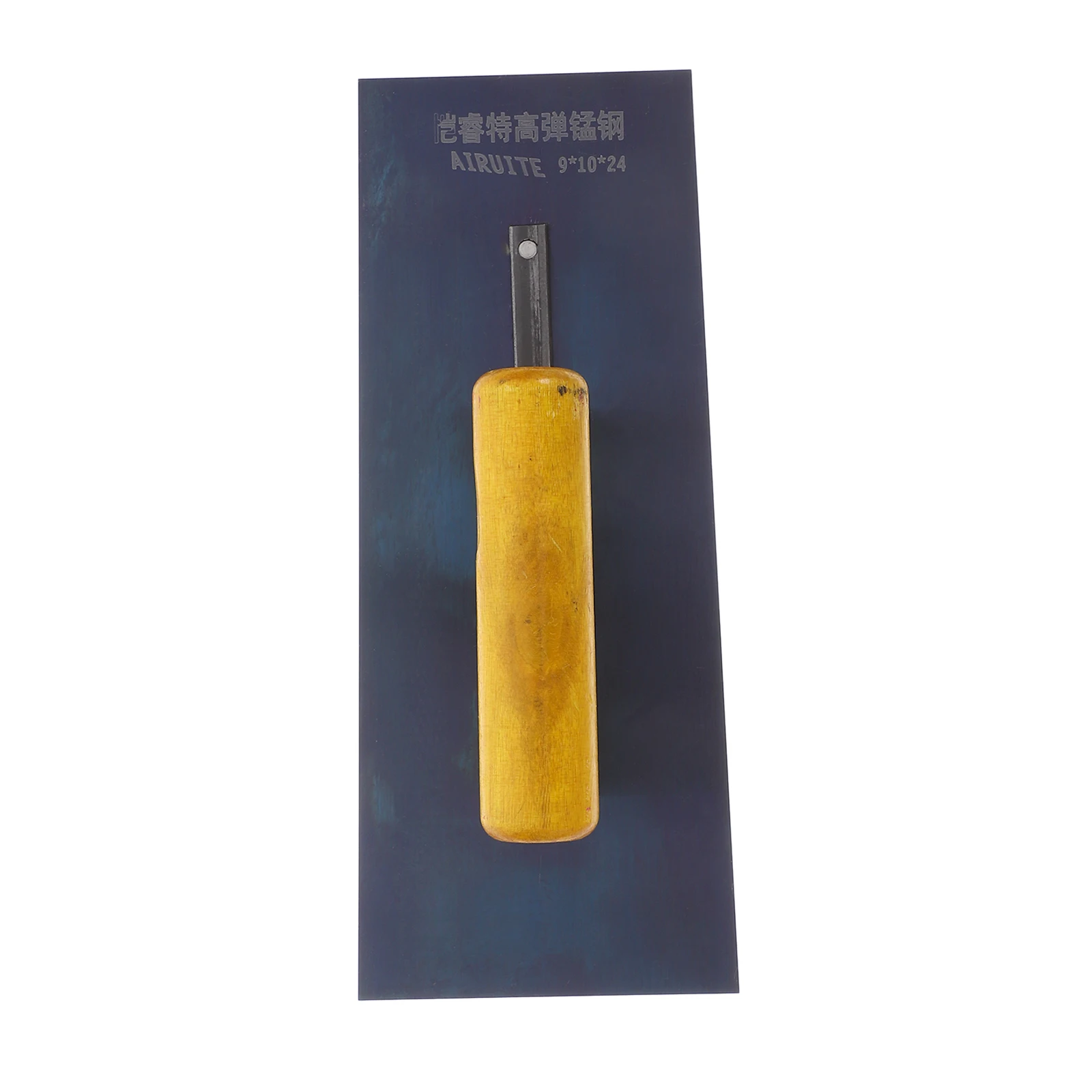 

Wooden Handle Mud Trowel Carbon Steel Bricklaying Tools Concrete Flat Plate No Nails Plaster Corner Tile Pointing Curb Sanding