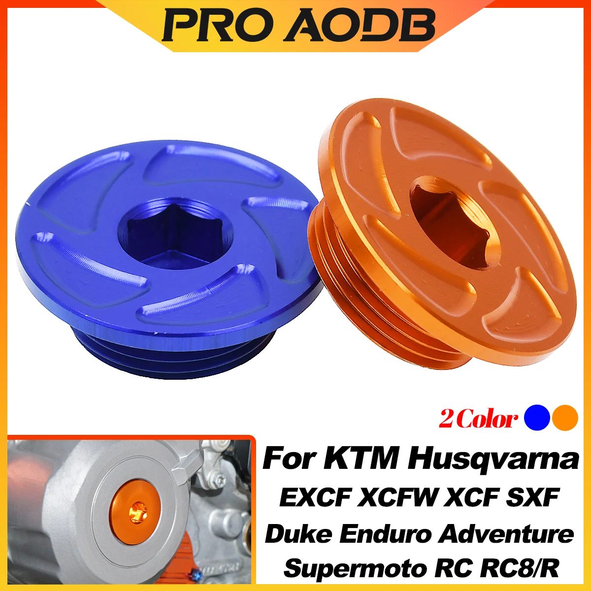 Motorcycle Engine Ignition Cover Plug For KTM SXF EXCF XCF XCW 690 DUKE Enduro/R SMC 890 790 990 950 1290 Super Adventure/R/S RC