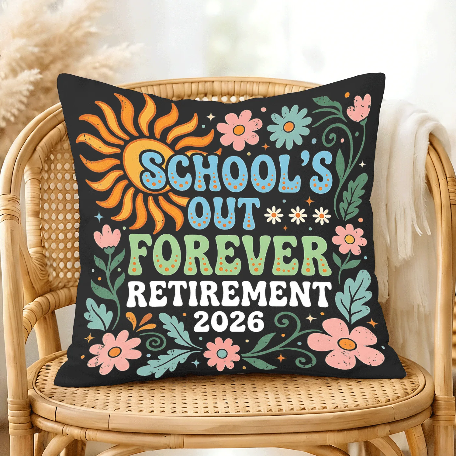 Retired in 2026, one 45x45cm printed pillowcase is perfect for home decoration and holiday gifts
