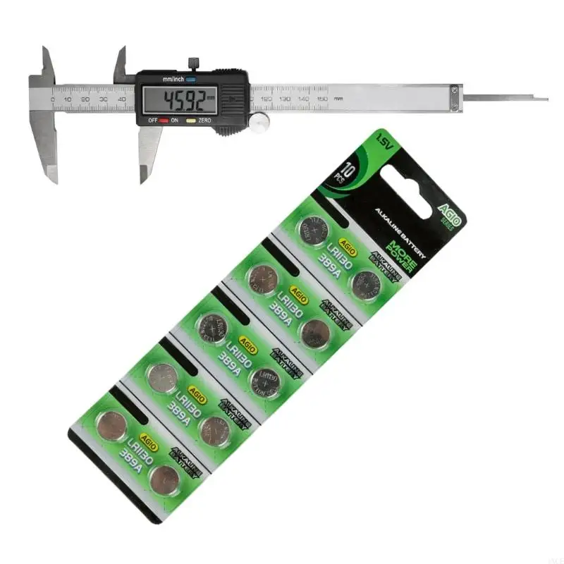 10/20Pieces AG10 LR1130 Alkaline Batteries 1.55V Alkaline Button Batteries For Remotes And Watches Accessories Calculator Toys