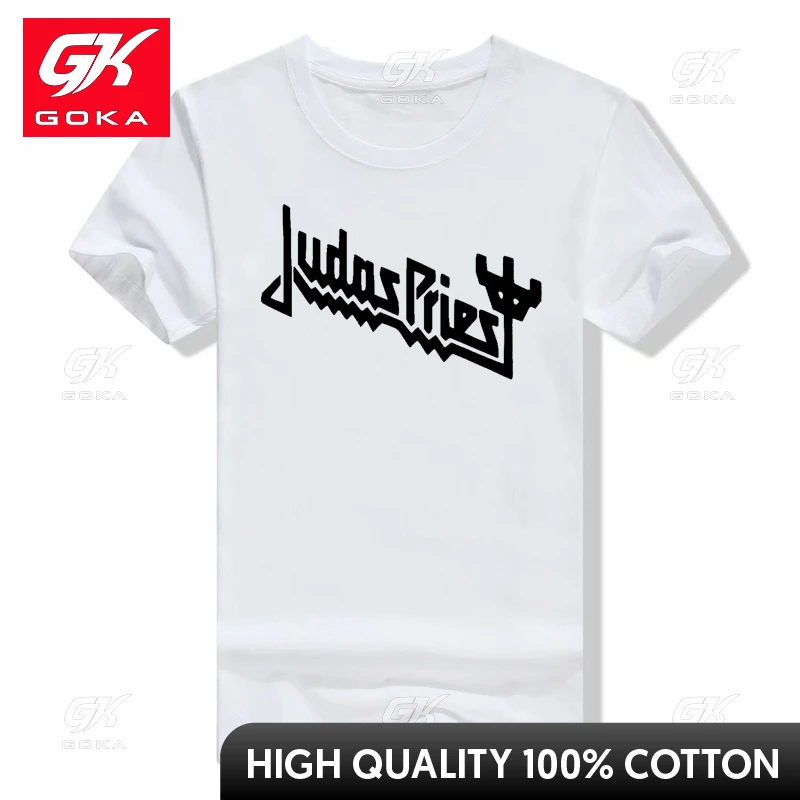 Judas Priest Printed T-Shirt Music Band Streetwear Men Cotton Tshirt Heavy Metal T Shirt Sports Tops Short Sleeve t shirt