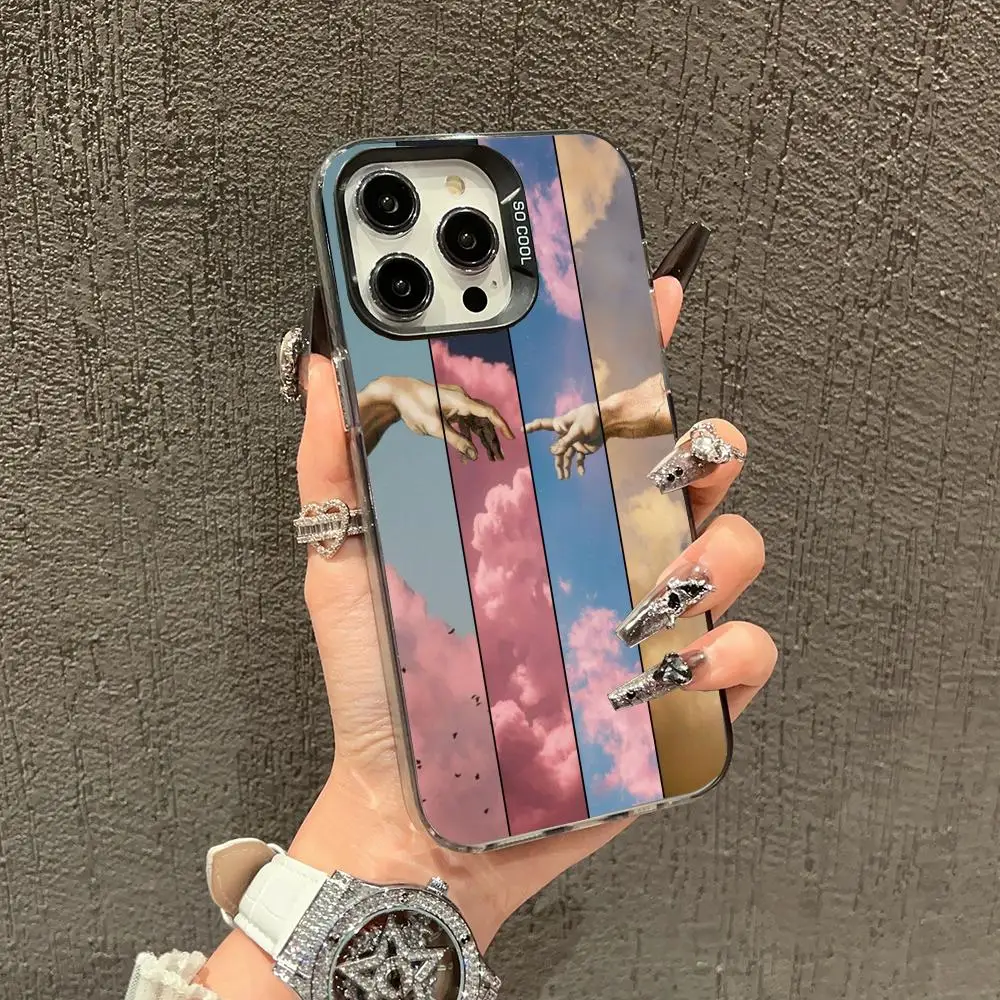 

Creative and personalized design phone case suitable for iPhone 16, 17, 15, 14, 13, 12, 11 Pro/Max/Plus anti drop and shockproof