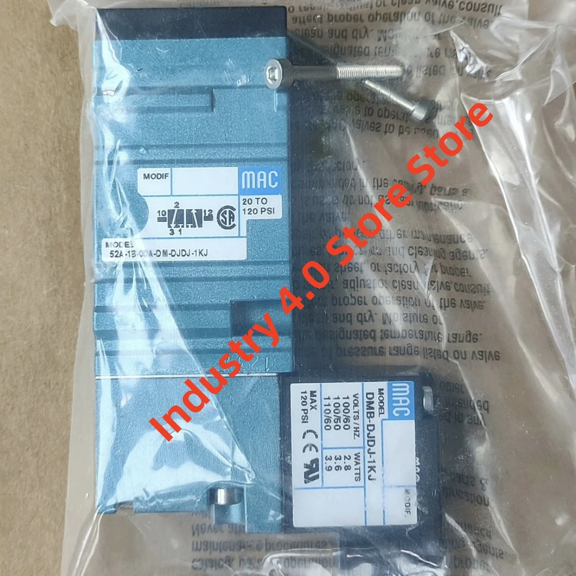 52A-11-DOA-DM-DDAJ-1JM 52A-13-00A-DM-DJDJ-1KJ 100%新しい電子磁気バルブ
