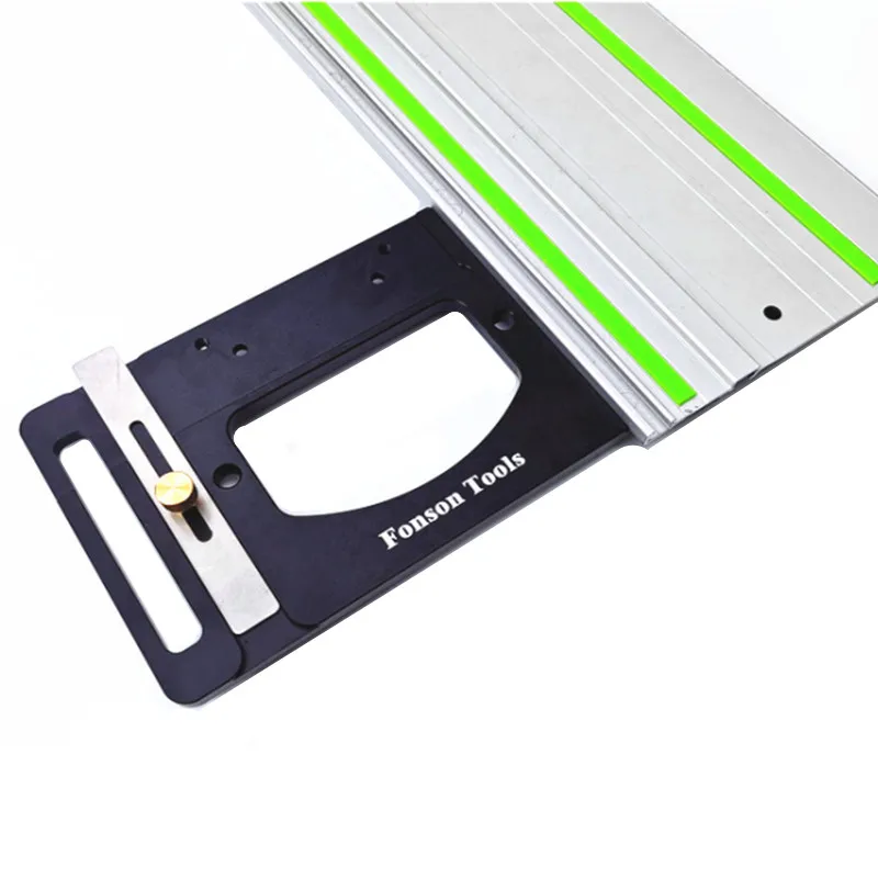 90° Angle Stop for Festool and Makita Rails ,Woodworking Track Saw Square Guide Rail Clamp Right Angle Positioning Plate