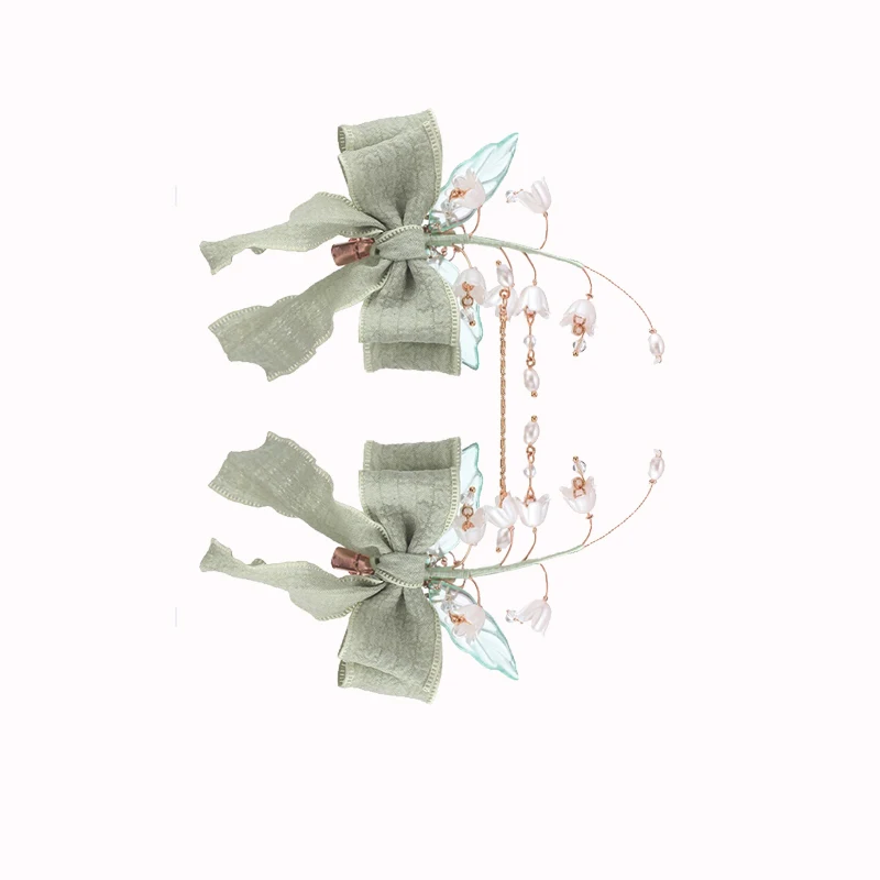 

Atmospheric Bow Lily of the Valley Hairpin Spring and Summer Small Fresh Hair Accessories