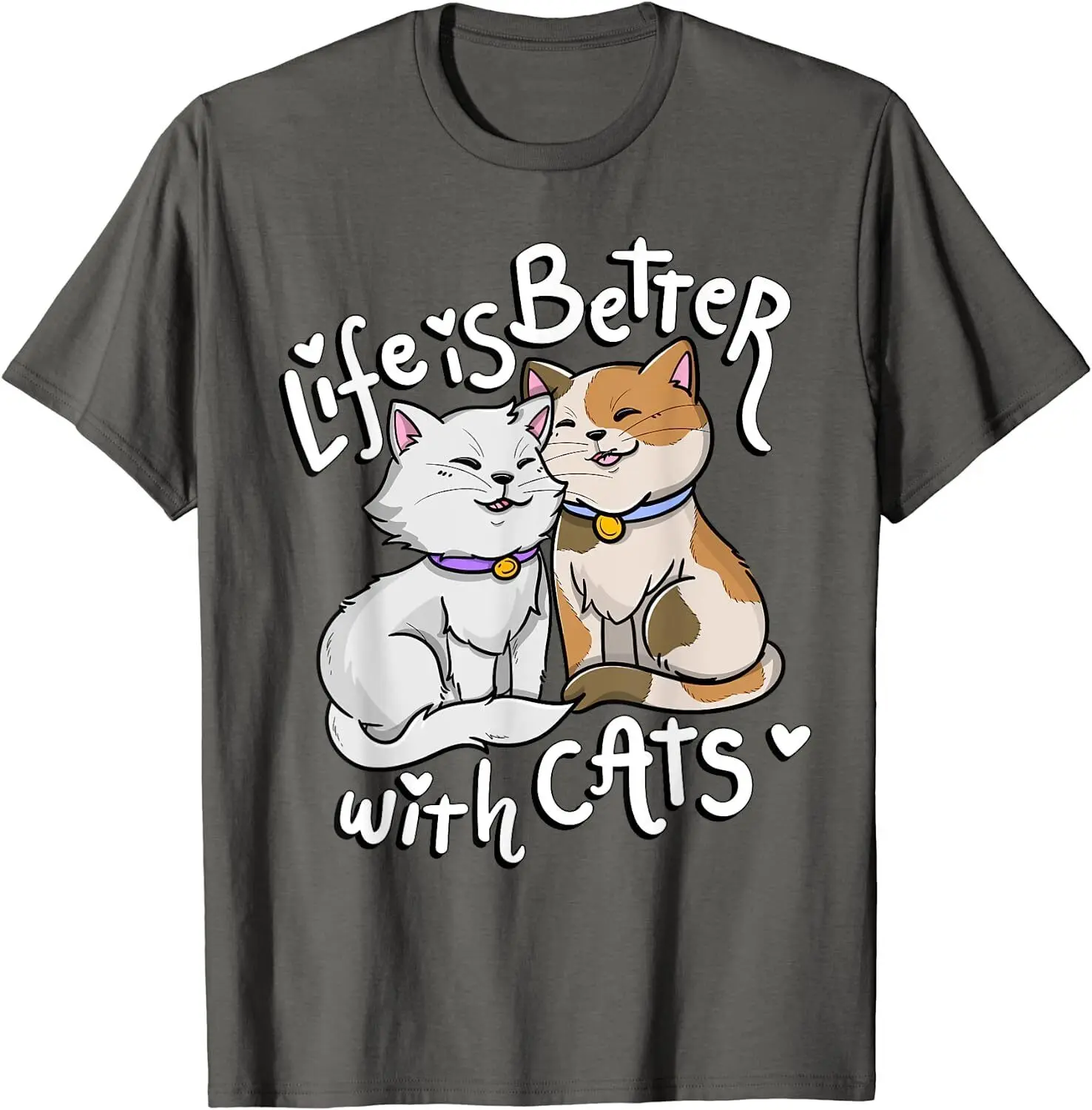 

Valentine's Cat Lover Life Is Better With Cats mother Unisex T-Shirt