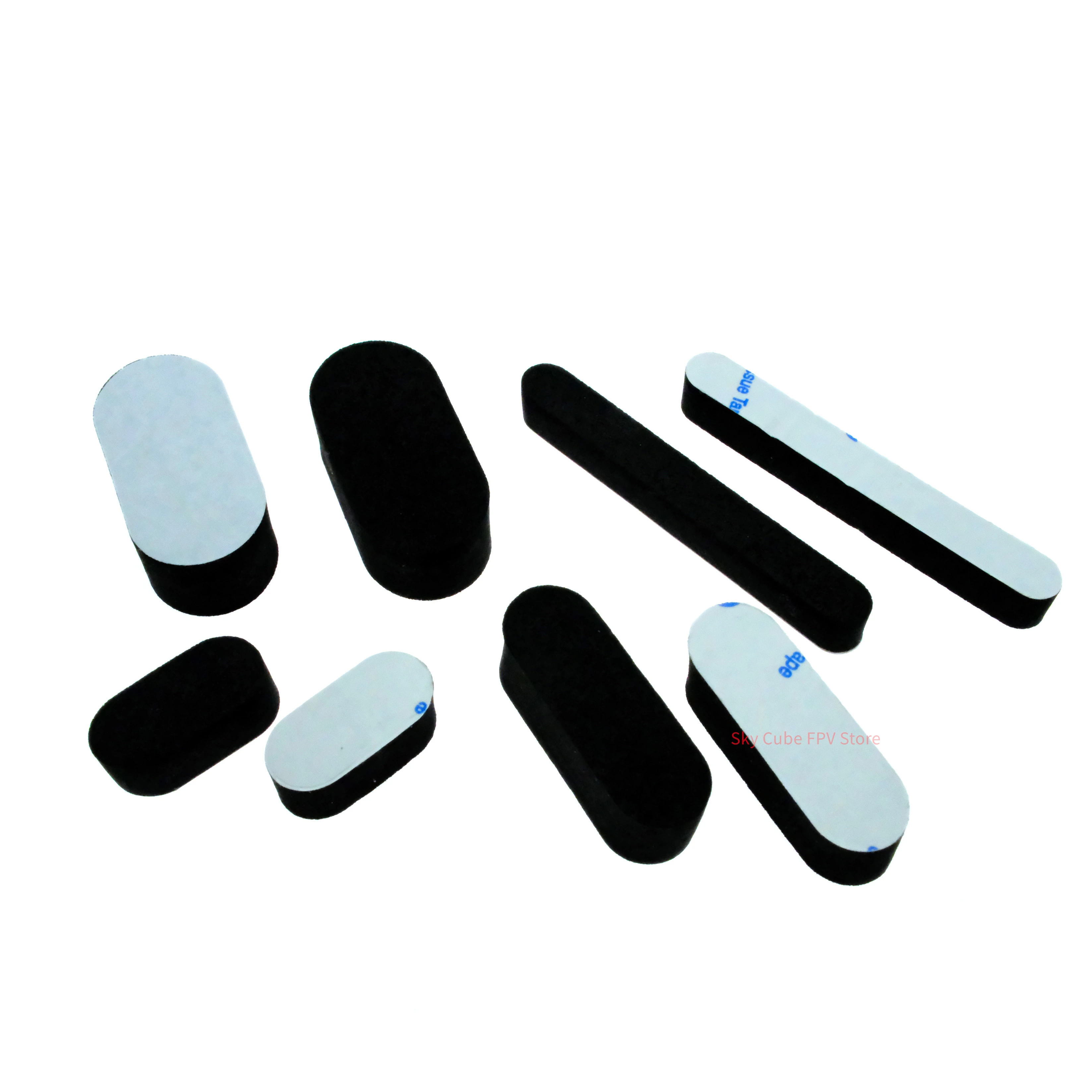 10PCS Damping Pad โช้คอัพ Landing Foot Pad Universal EVA ฟองน้ําเทปสองด้านสําหรับ RC DIY FPV Racing Drones quadcopte