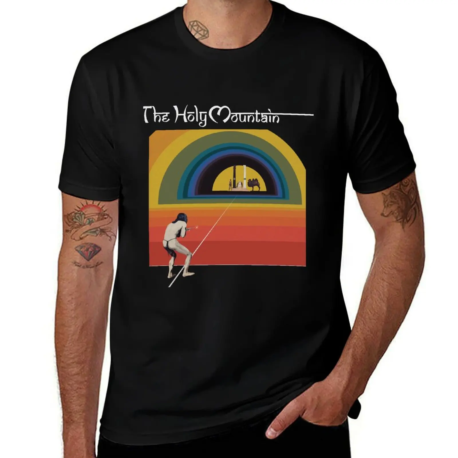 

The Holy Mountain Essential T-Shirt croswit shirt man luxury designer korean fashion Men's t-shirt