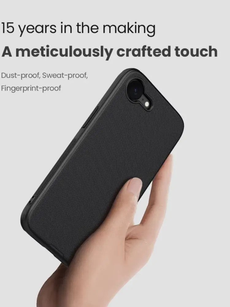Etui NILLKIN Fitted Case do iPhone'a 17e, wysokiej jakości, super matowe, ochronne etui z PC. — zdjęcie produktu 7