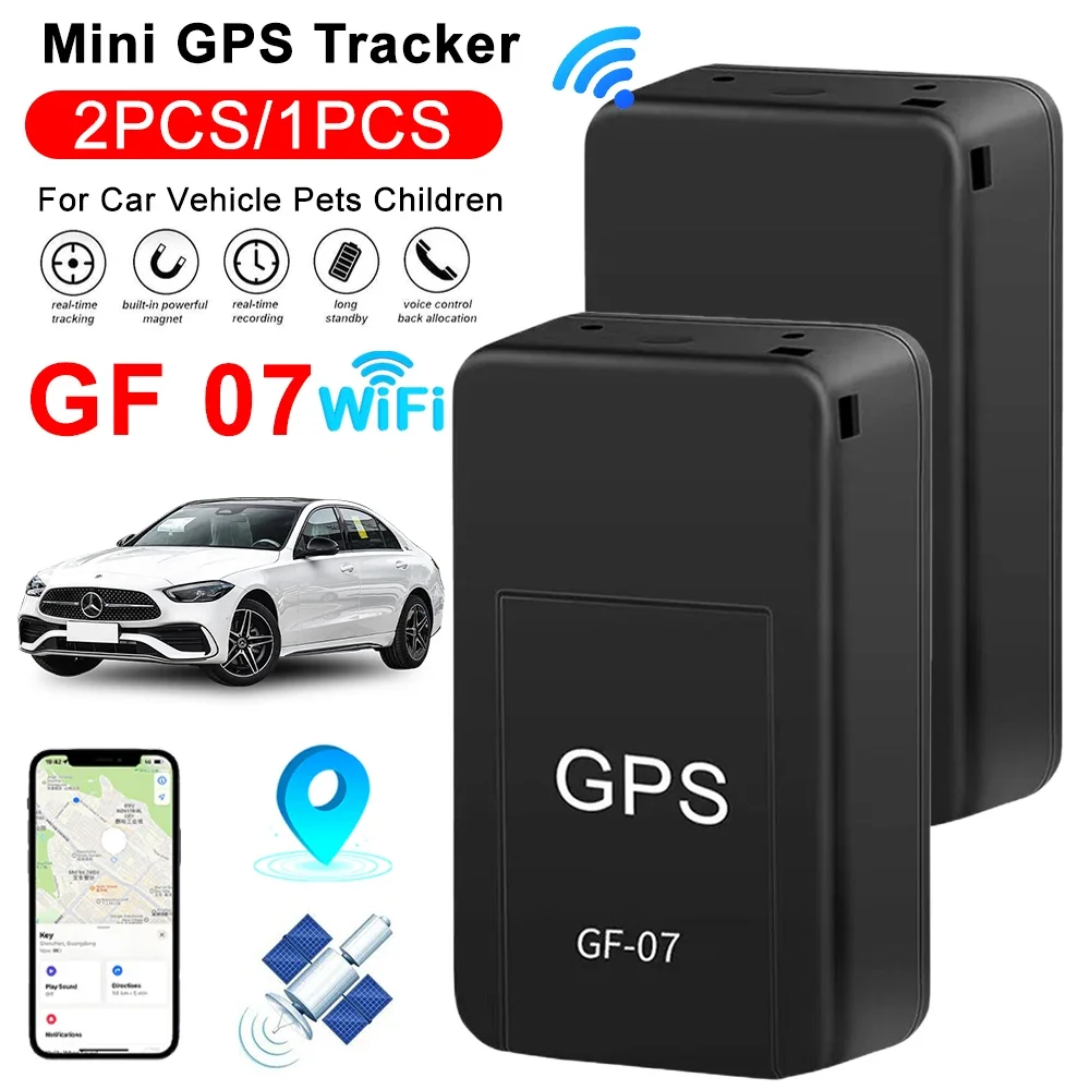 Mini GF 07 GPS Tracker Car Real Time Tracking Anti-Theft Pets Children Anti-lost Locator Magnetic Mount SIM Message Positioner