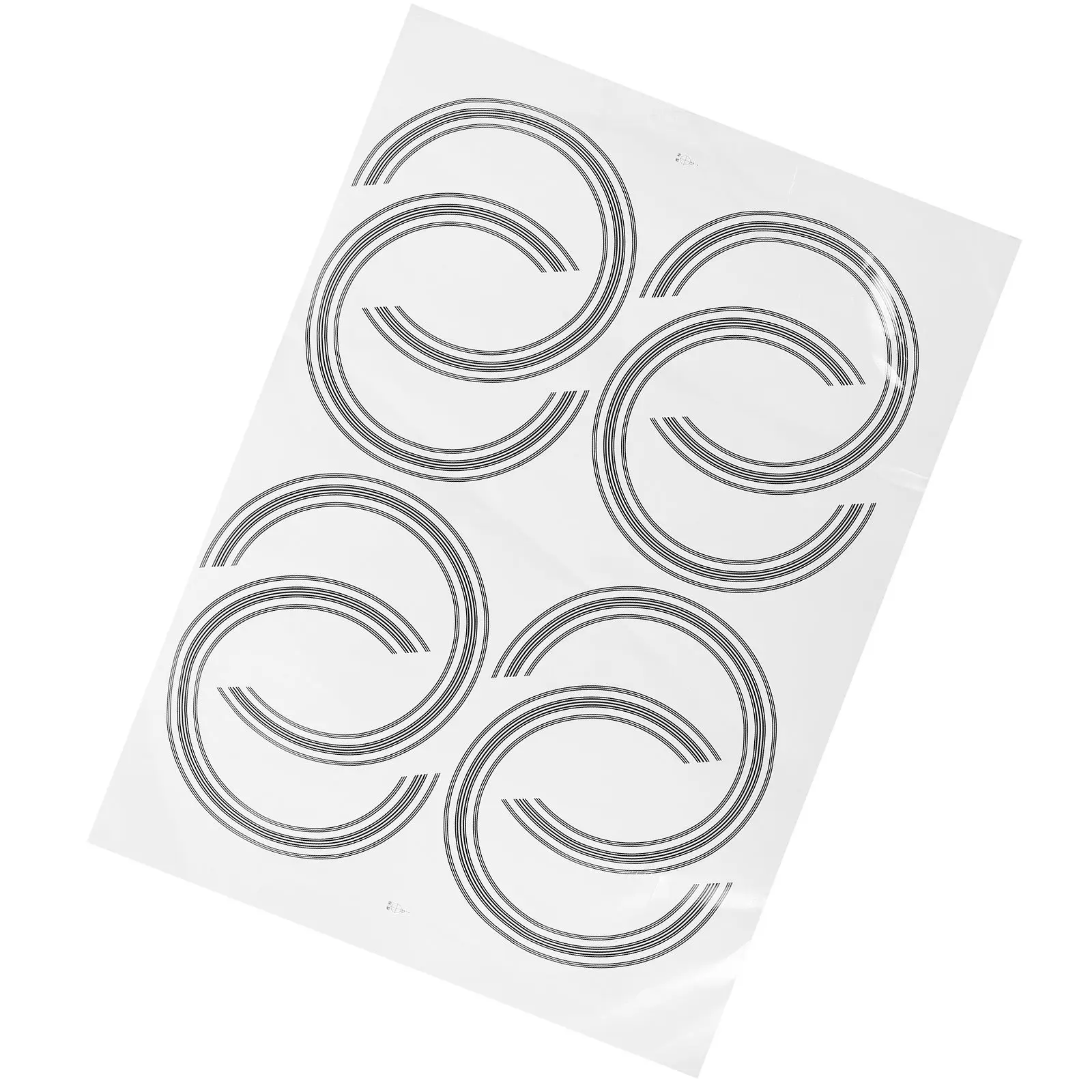 

8 Pcs Guitar Soundhole Ring Paper Material Wear Resistance Acoustic Stickers Decorative Inlay Sound Hole Sticker Guitar