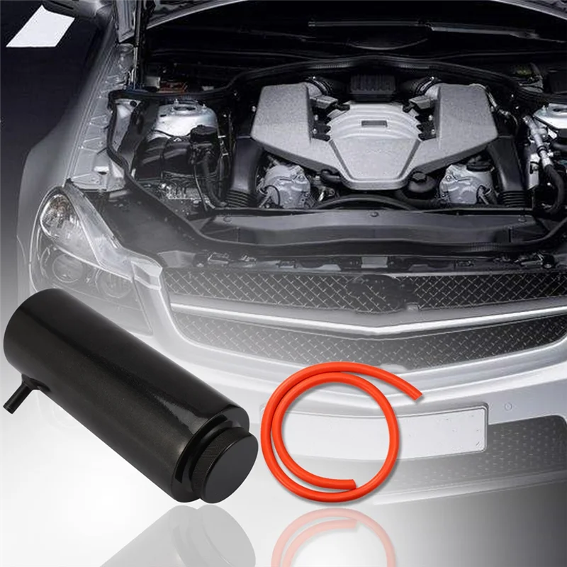 Universal Kühler Kühlmittel Aluminium Catch Tank Überlauf Reservoir 800ML Kühlmittel Wasser Tank 0,8L