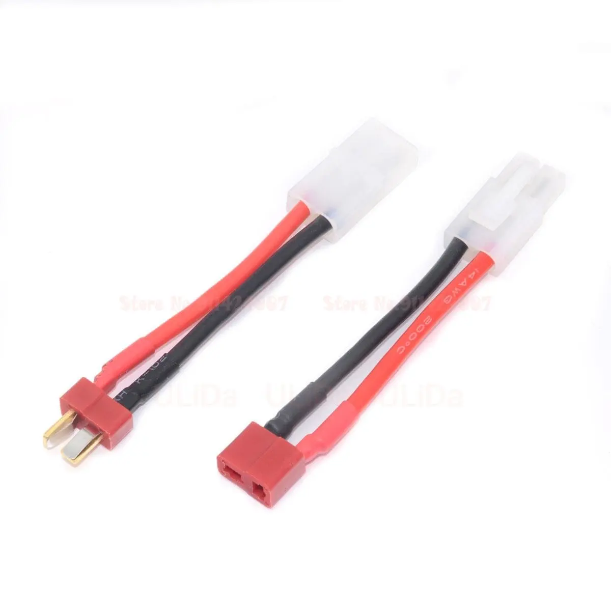 Tamiya to T Plug(Dean's Style) Male / Female Cable 10cm Wire for RC Car Boat HSP Parts ESC Battery FPV Quadcopter Drone