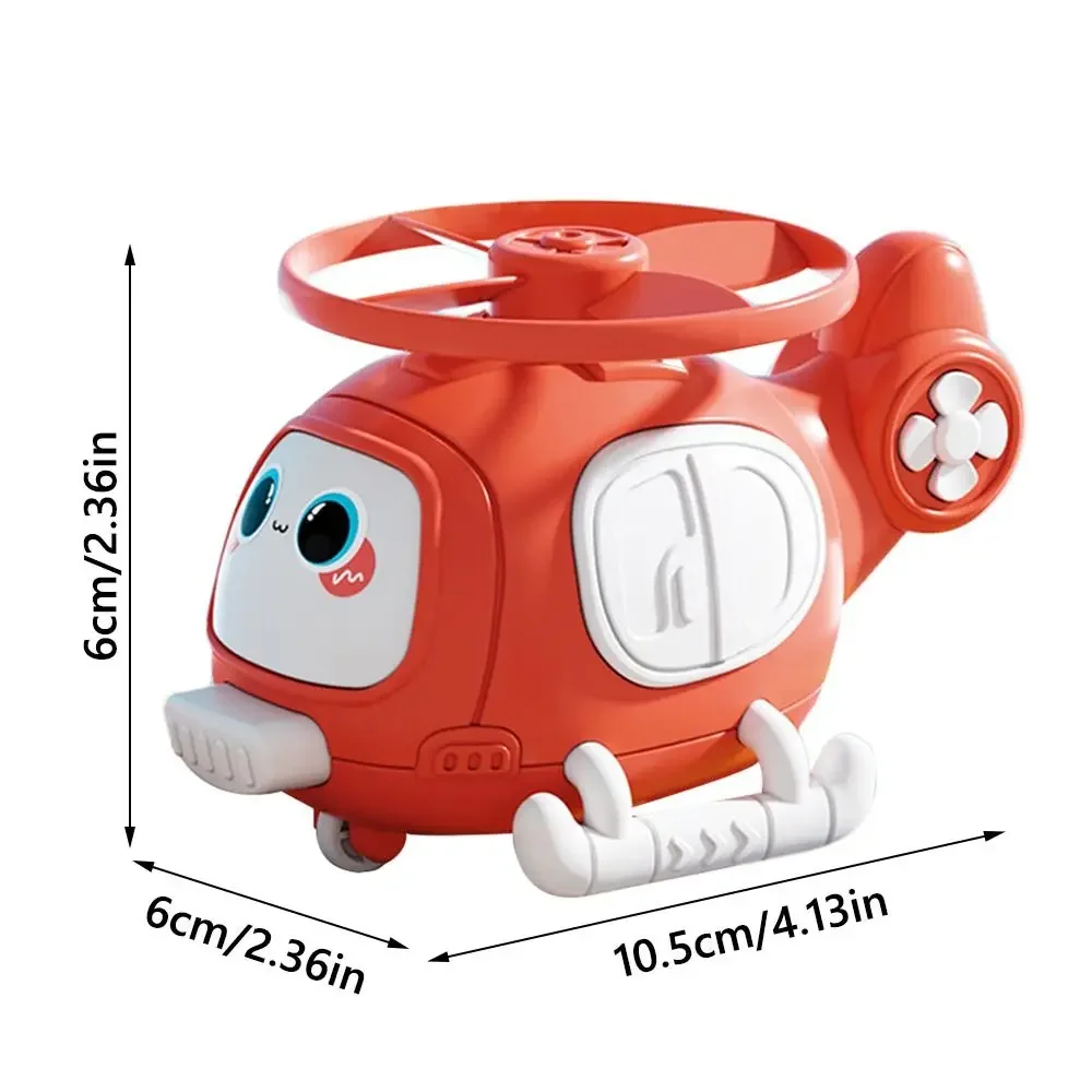 多色ランニングと衝突飛行機衝突飛散プラスチック製漫画飛行機おもちゃ興味深い知的発達