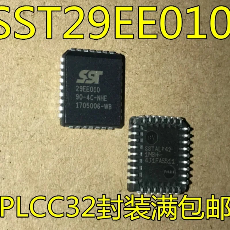 Free shipping 10pcs SST29EE010-90-4C-NHE SST29EE010-90-4C-NH SST29EE010 PLCC32 SST29EE010-90-4C-PH SST29EE010 DIP-32
