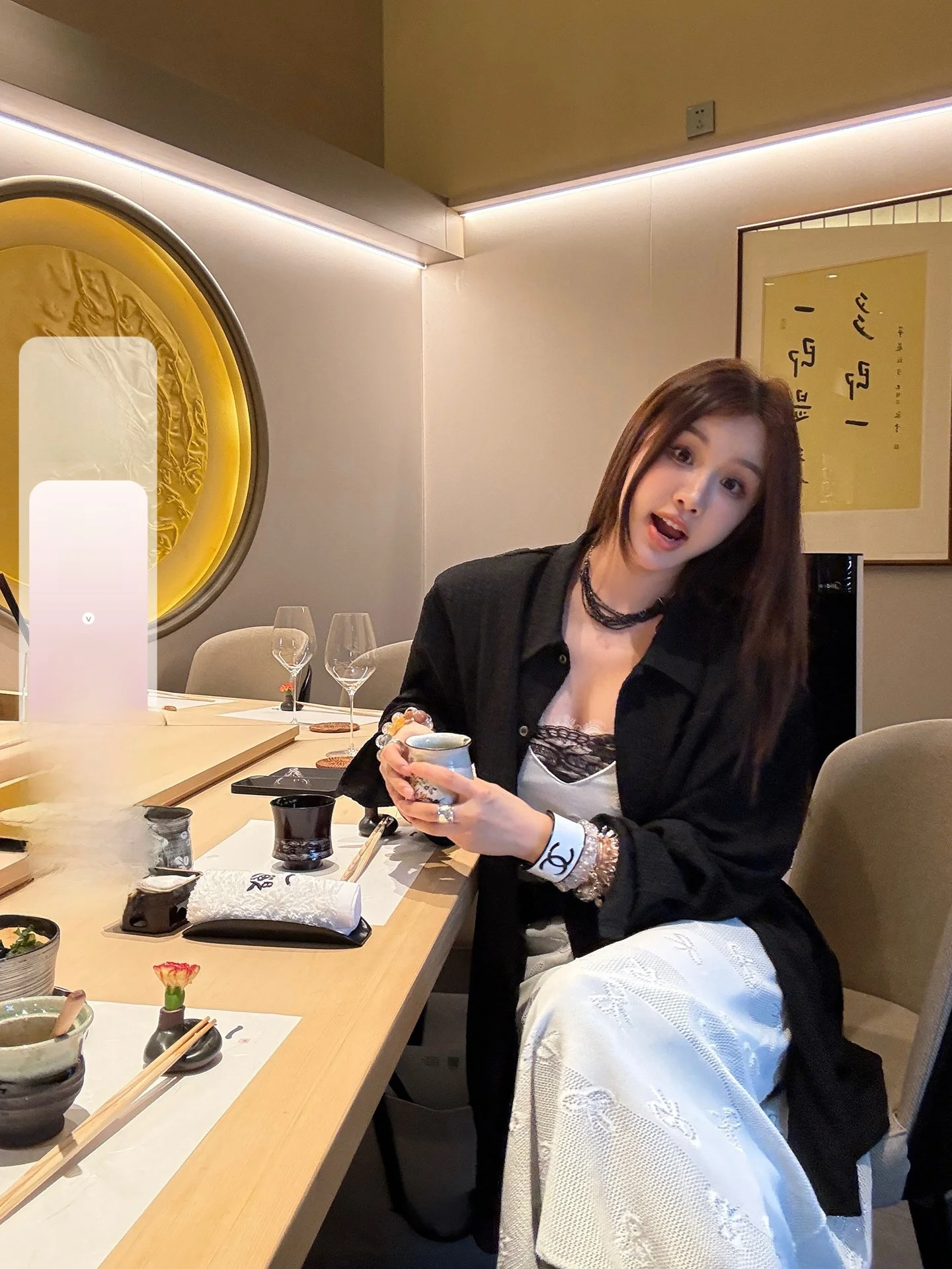 

IUIU Long Sve irt Textured Lightweight Maturi Commute Sle Women's Premium Feeling Casual irt Collar Button down