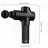 Pistolet électrique de Massage des tissus profonds pour athlètes, 30 à 99 niveaux de vitesse avec sac de rangement Portable, soulagement de la douleur pour le cou et le dos des jambes 6