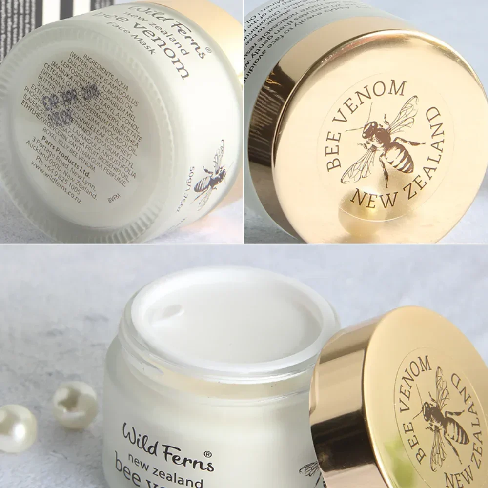 NewZealand Parrs Manuka Honey Bee Venom Mask 50g Moisturizing Anti-aging Lifting Firming Hydrating Shrinking Pores Skin Care