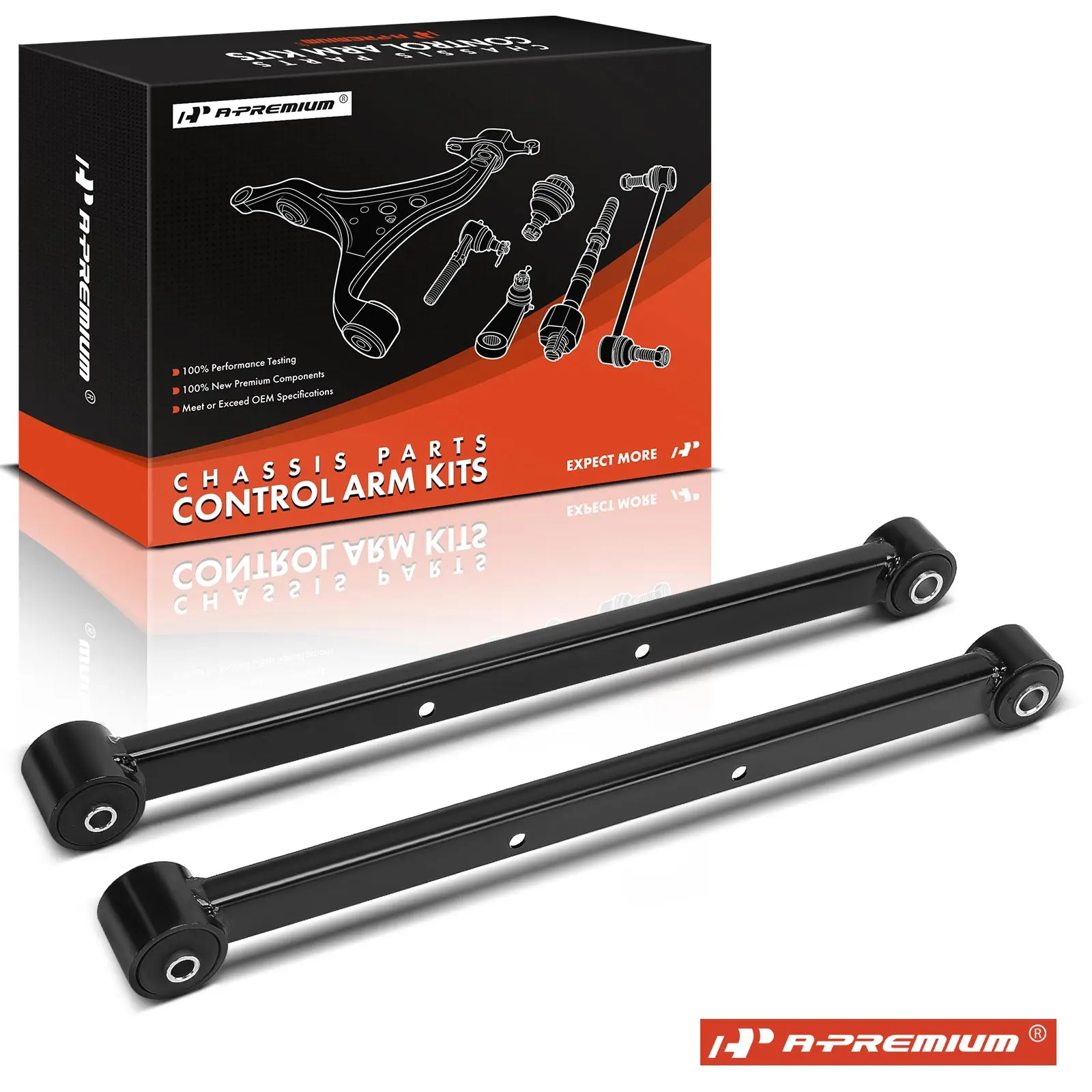 A-Premium 2x Rear Side Trailing Arm for Chevrolet Impala 2000-2013 Buick Regal 1988-2004 Allure 2005-2008 Century 1997-2005