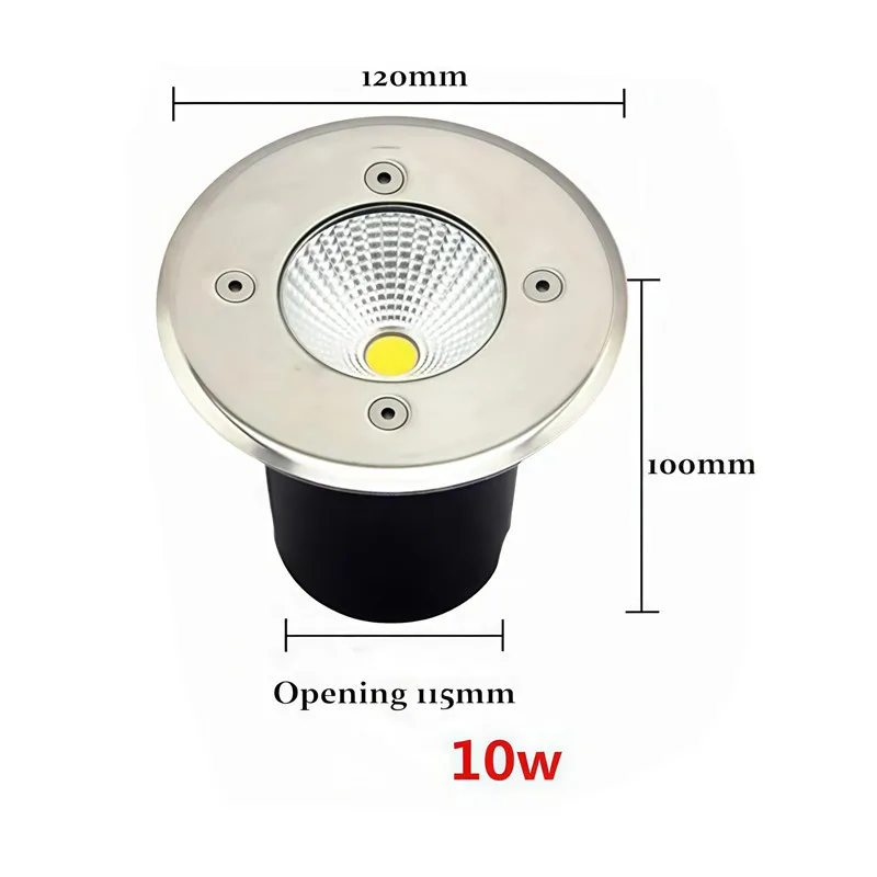

10W COB RGB Underground Lamp Outdoor Garden Decor Floor Light for Stair Step Path Spotlight Family Courtyard Night Lights Home