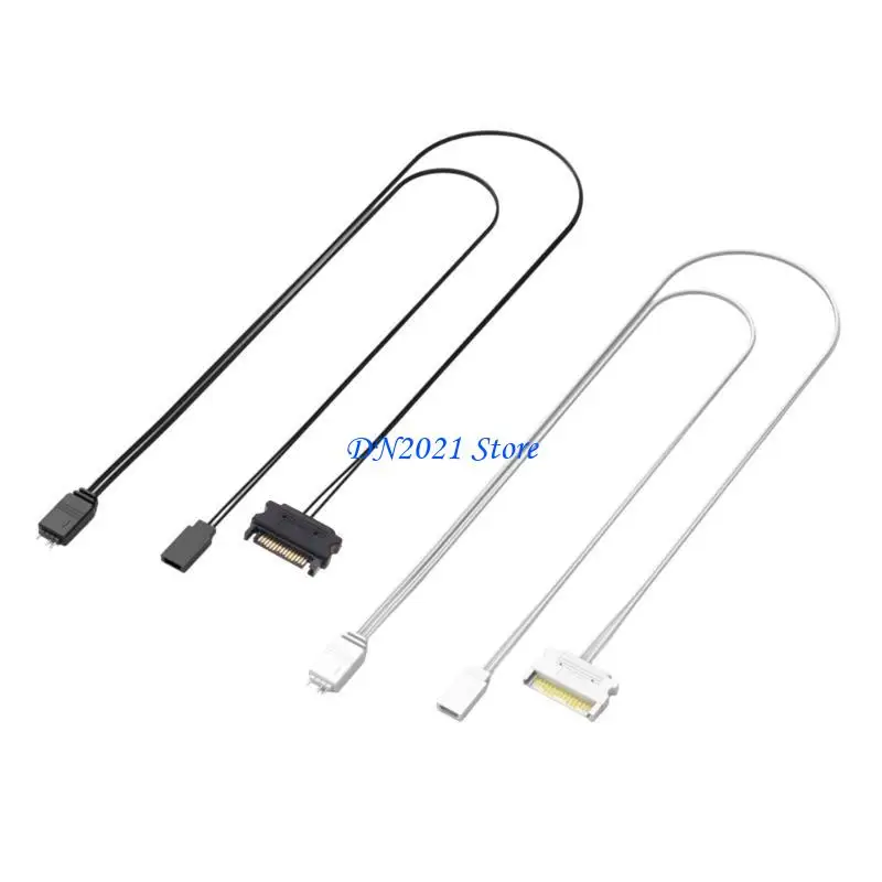 F3KE ARGB Controllers 5V 3Pin Extension Cable Adapters for Motherboards