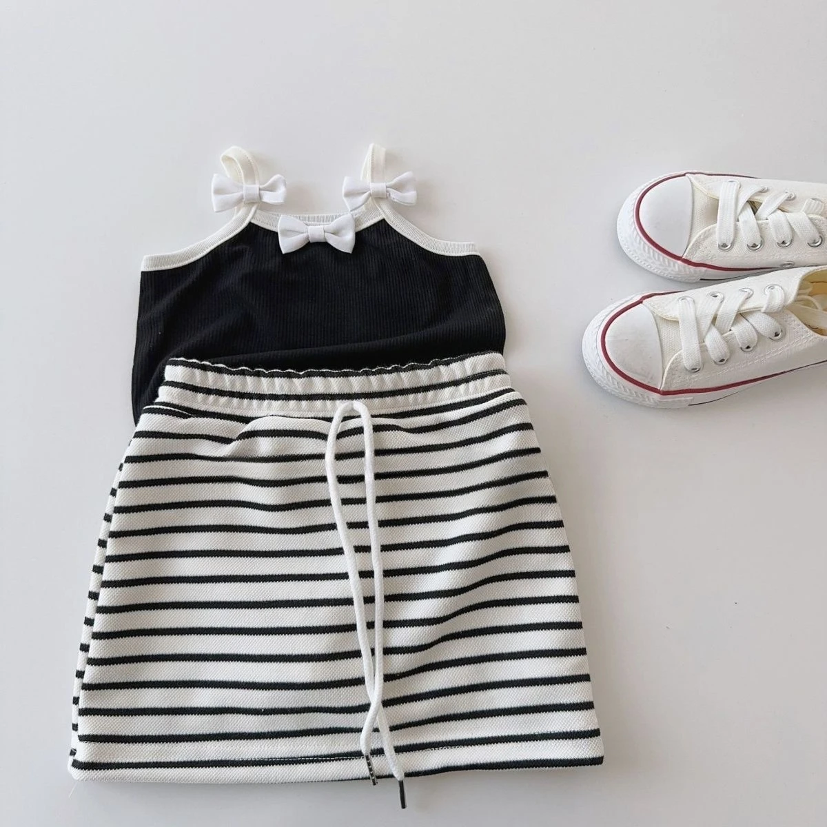 Girls Short Skirt Spring and Summer Korean Version Casual Half Body A-line Skirt Daily Stylish Simple and Versatile Wear